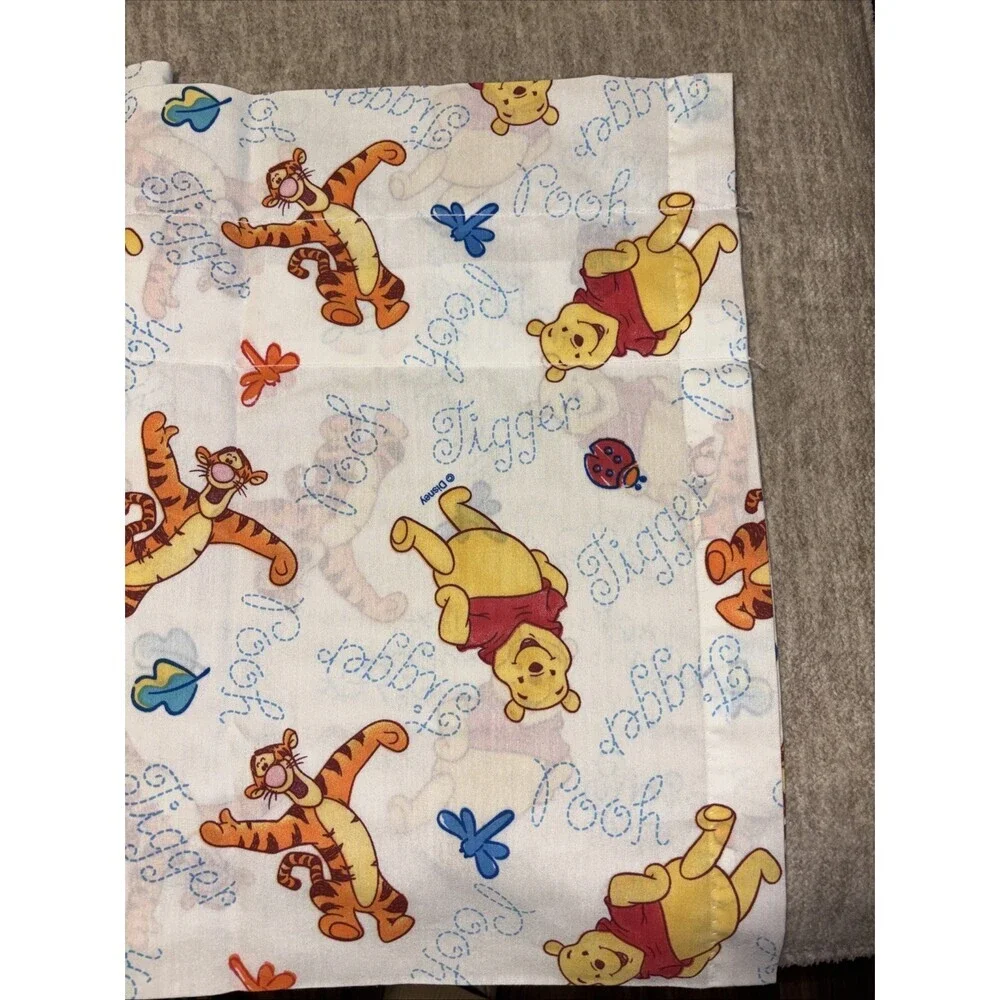 Vintage Winnie The Pooh Valance window Curtain 72 X 18 Inches Disney Tigger